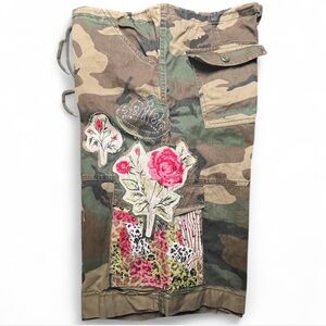 Rothco Up-cycled Camo Bermuda Shorts, L
